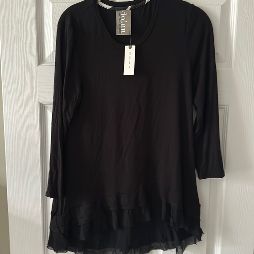 Dolan 3/4 sleeve multi tiered top